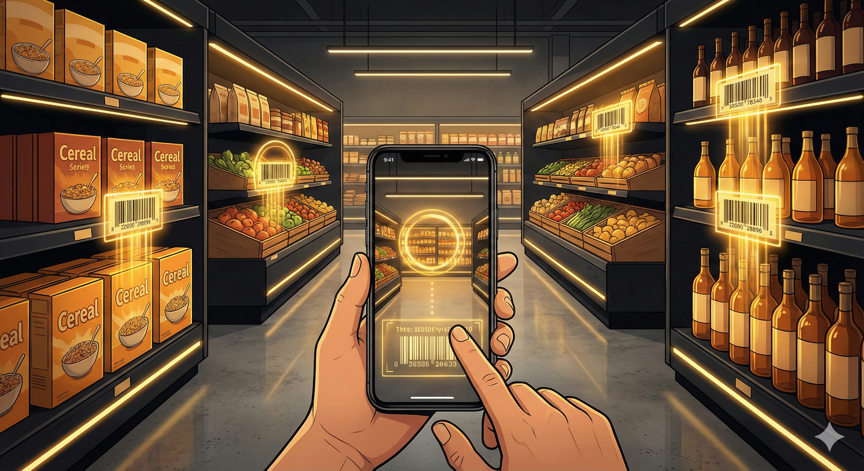 Illustration d'une cuisine